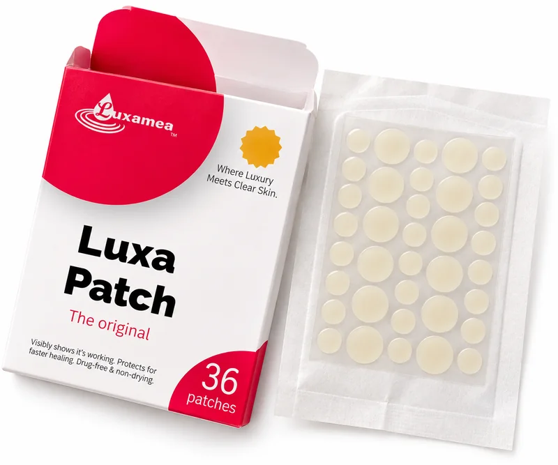 Open Luxa Patch box beside its patch sheets